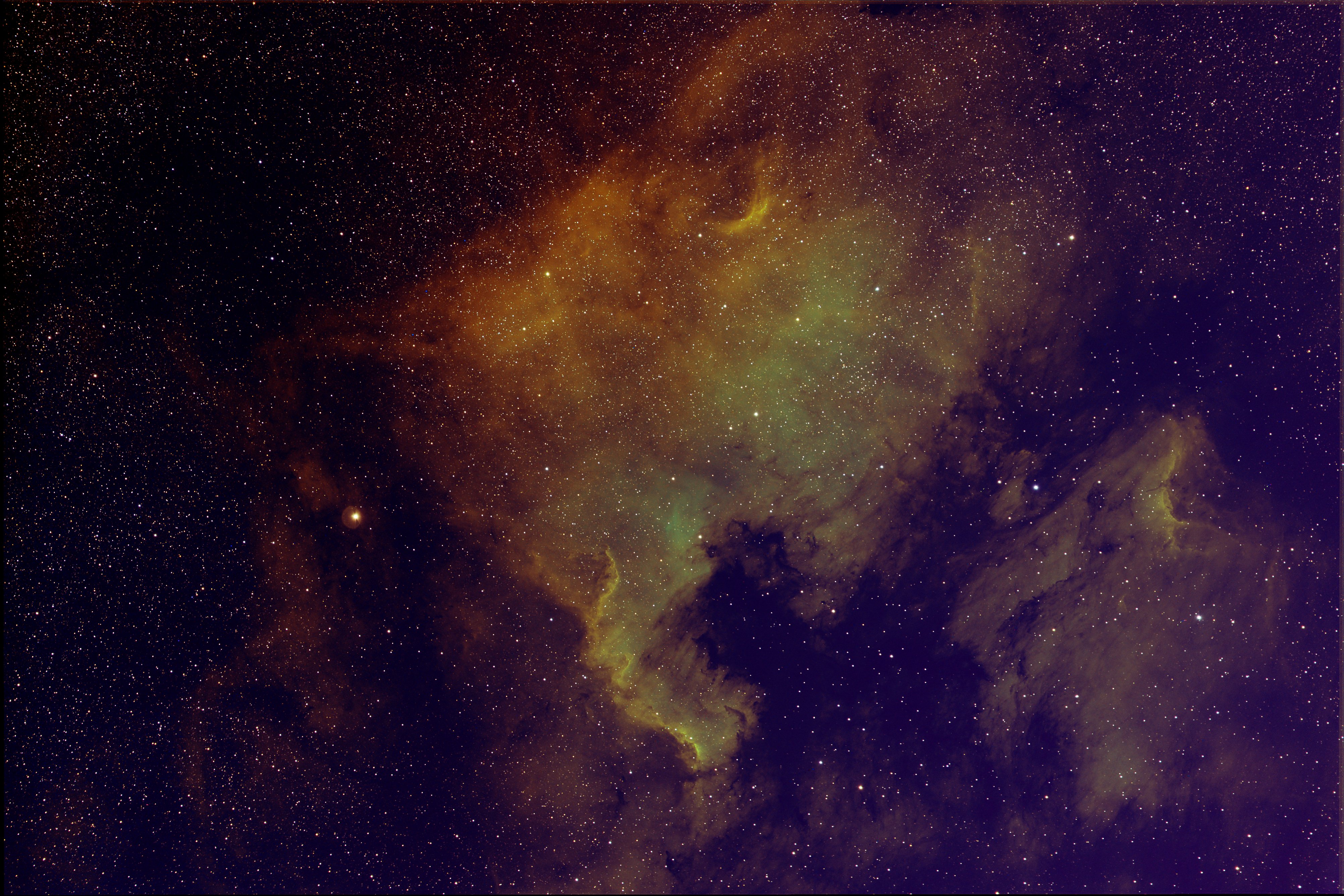 Astrophotography with Narrow Band Filters using the Hubble Palette